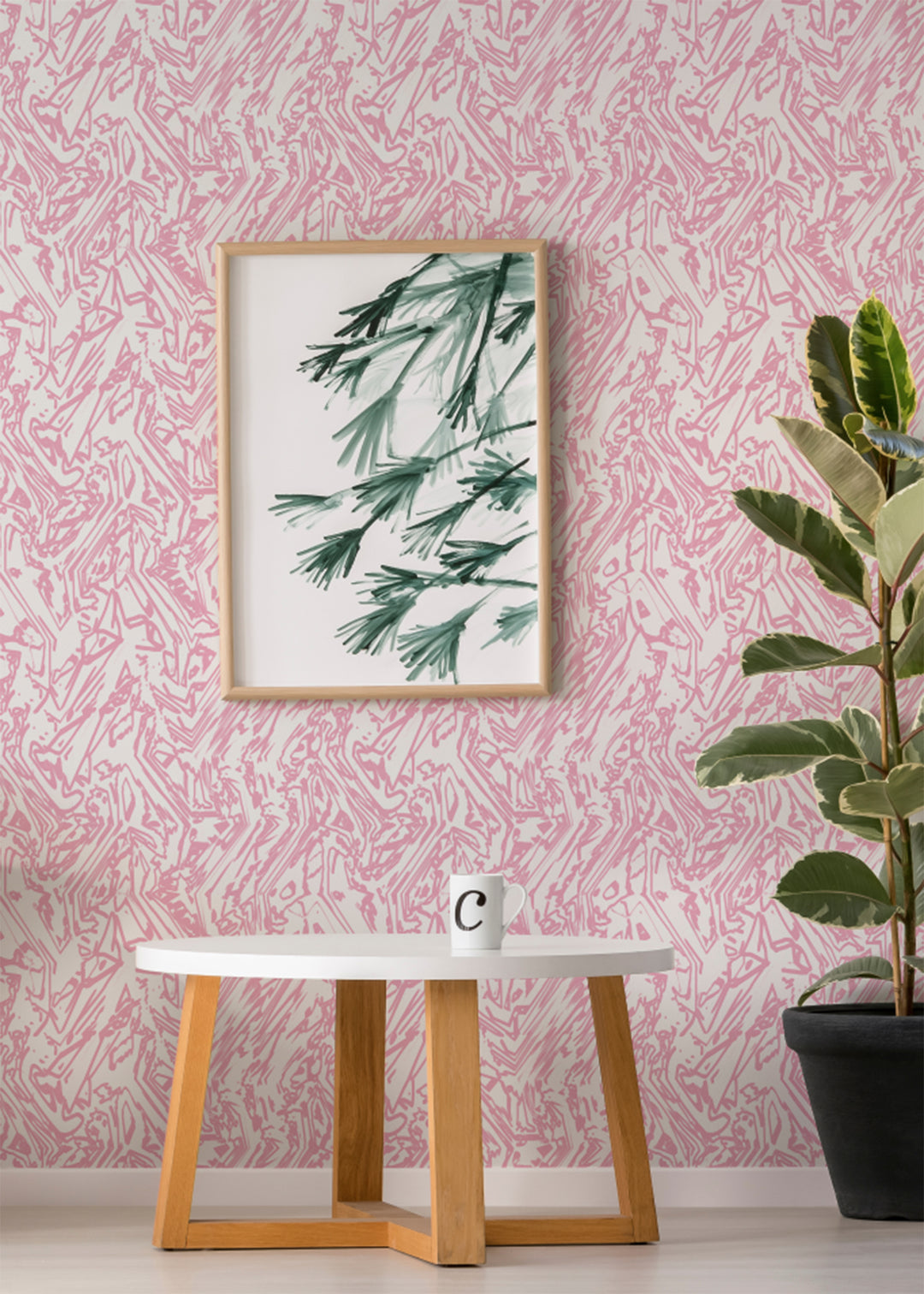 Marble - Pink Wallpaper by The Blush Label