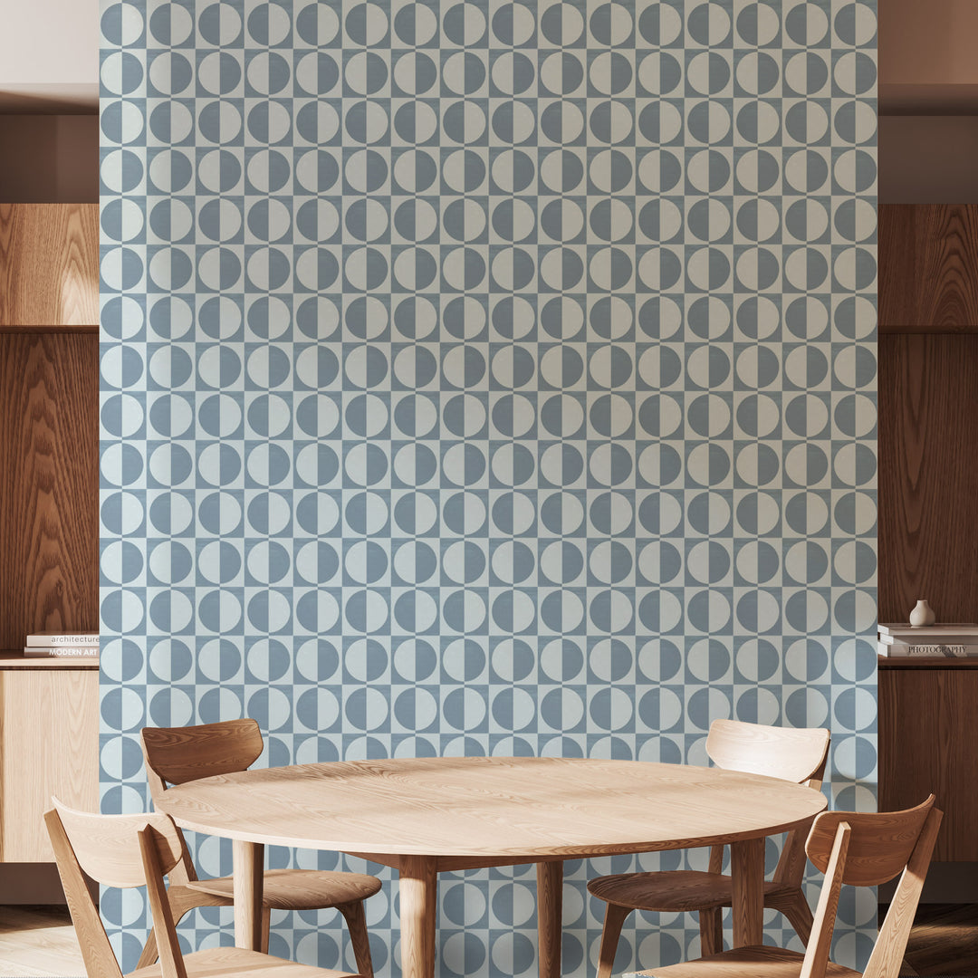 Glass Half Full - Sky Blue Wallpaper by Blessed Little Bungalow