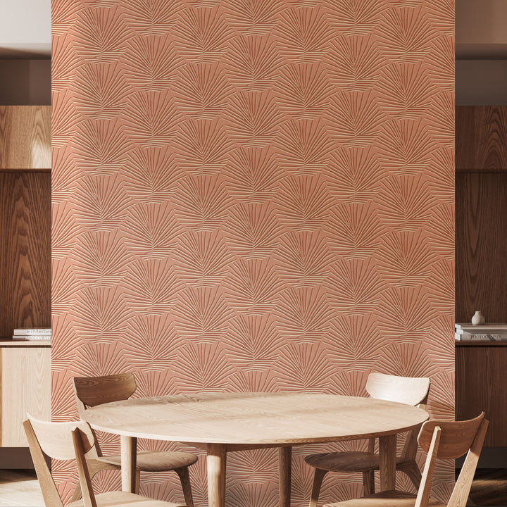 Isle of Palms - Coral Clay Wallpaper by Blessed Little Bungalow