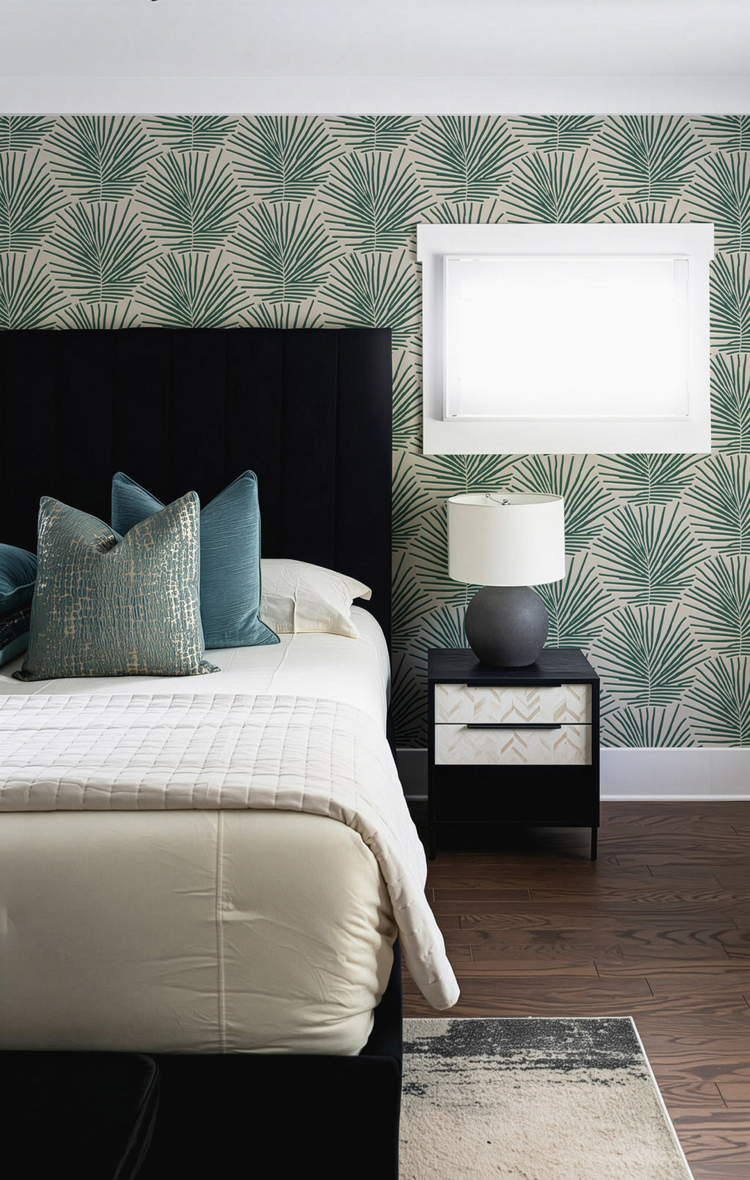 Isle of Palms - Emerald Wallpaper by Blessed Little Bungalow