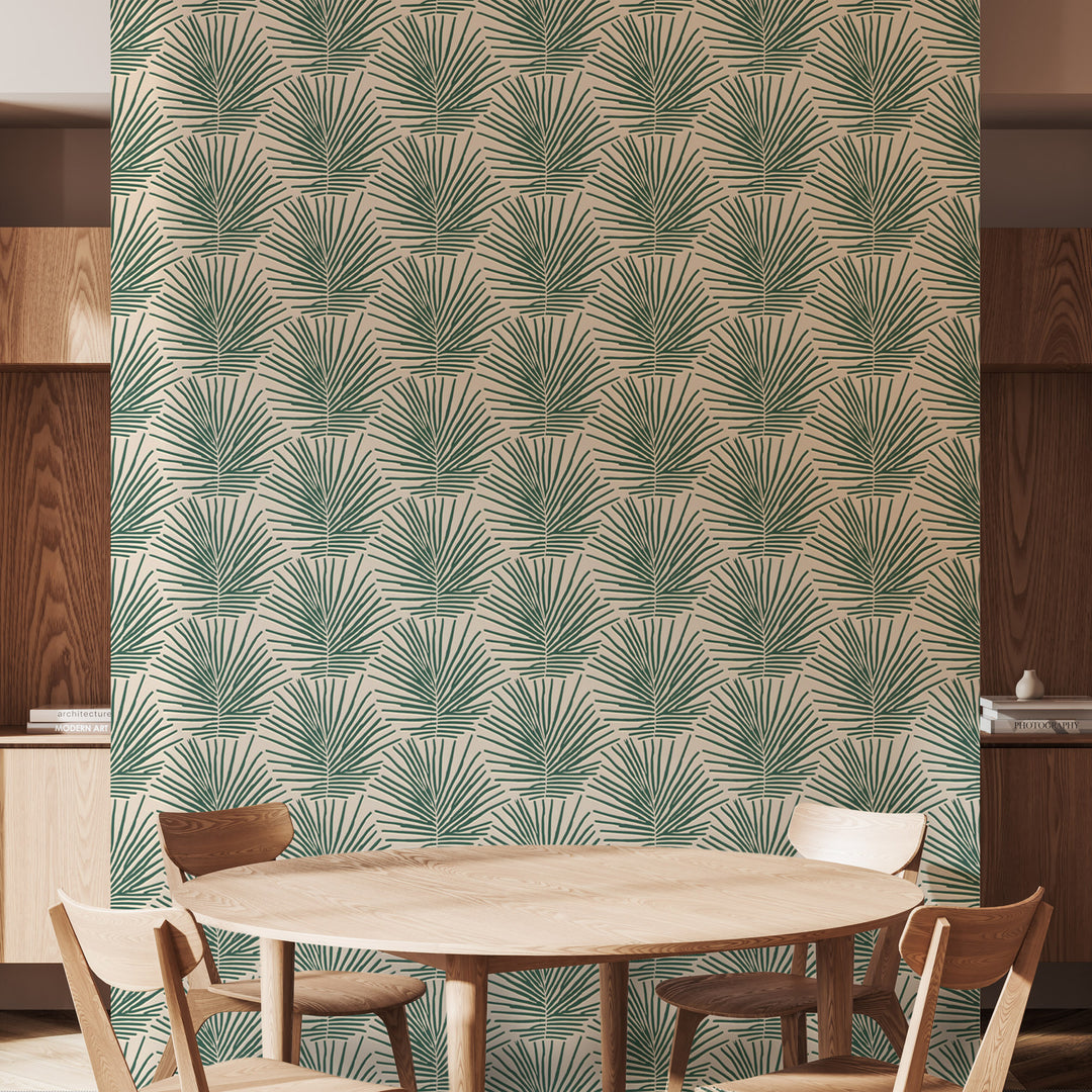 Isle of Palms - Emerald Wallpaper by Blessed Little Bungalow