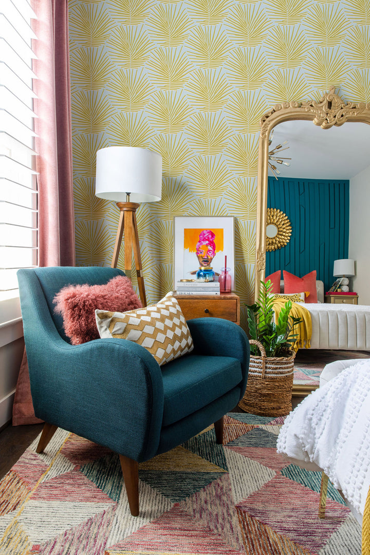 Isle of Palms - Sky Leaf Wallpaper by Blessed Little Bungalow