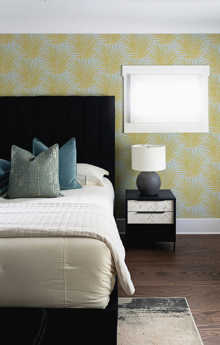 Isle of Palms - Sky Leaf Wallpaper by Blessed Little Bungalow
