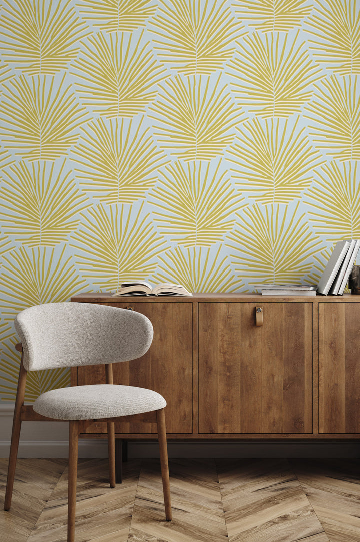 Isle of Palms - Sky Leaf Wallpaper by Blessed Little Bungalow