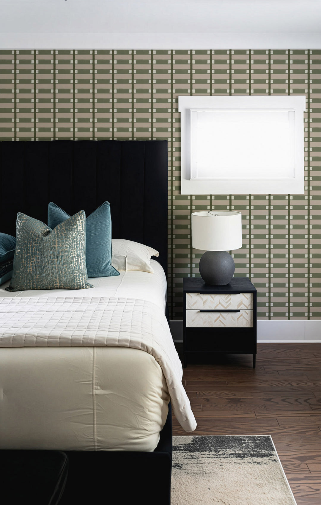 Lowcountry Sweetgrass - Olive Taupe Wallpaper by Blessed Little Bungalow