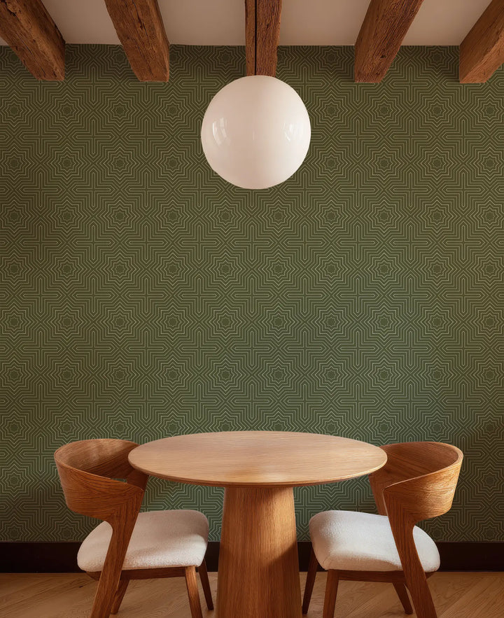 Grand - Deep Olive Wallpaper