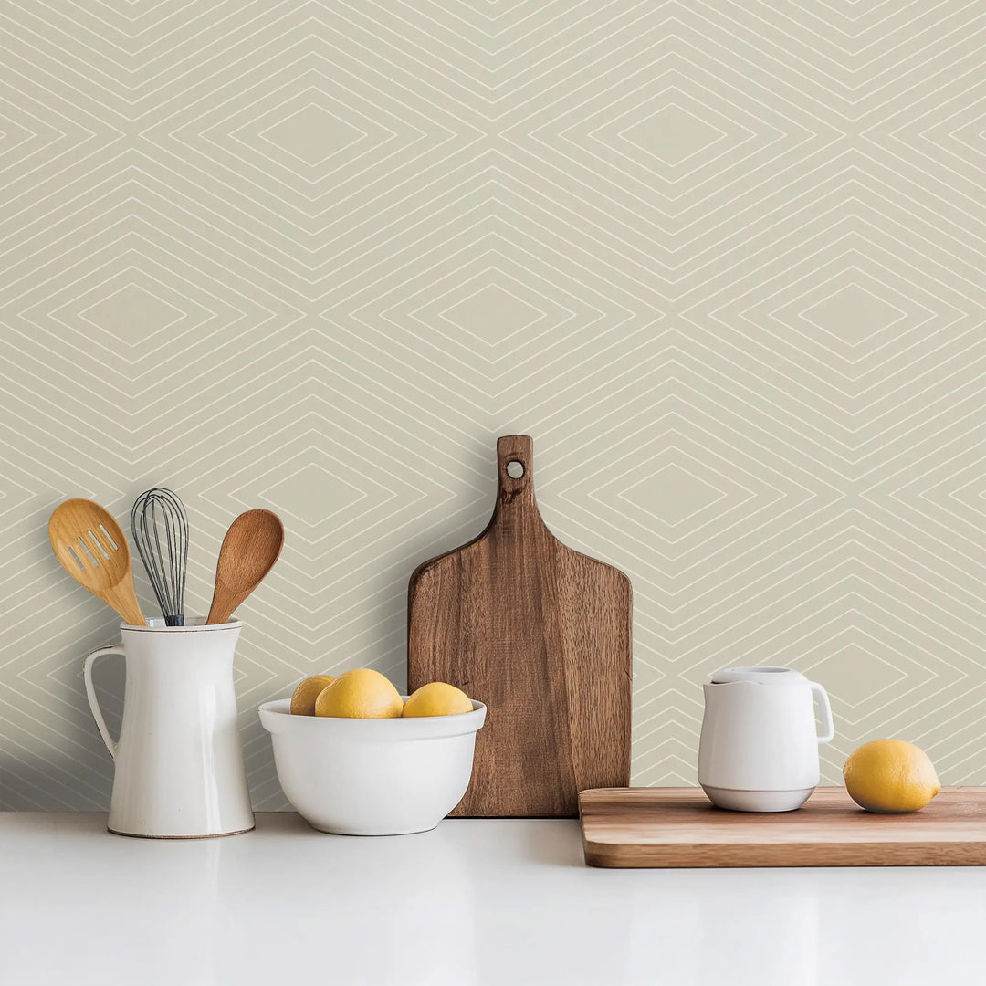 Huron - Linen Wallpaper