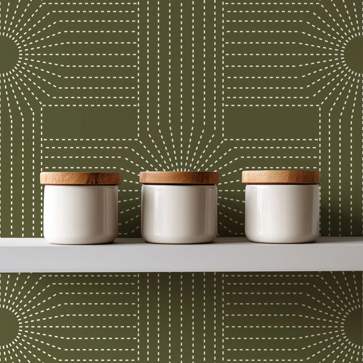 Wacker - Deep Olive Wallpaper