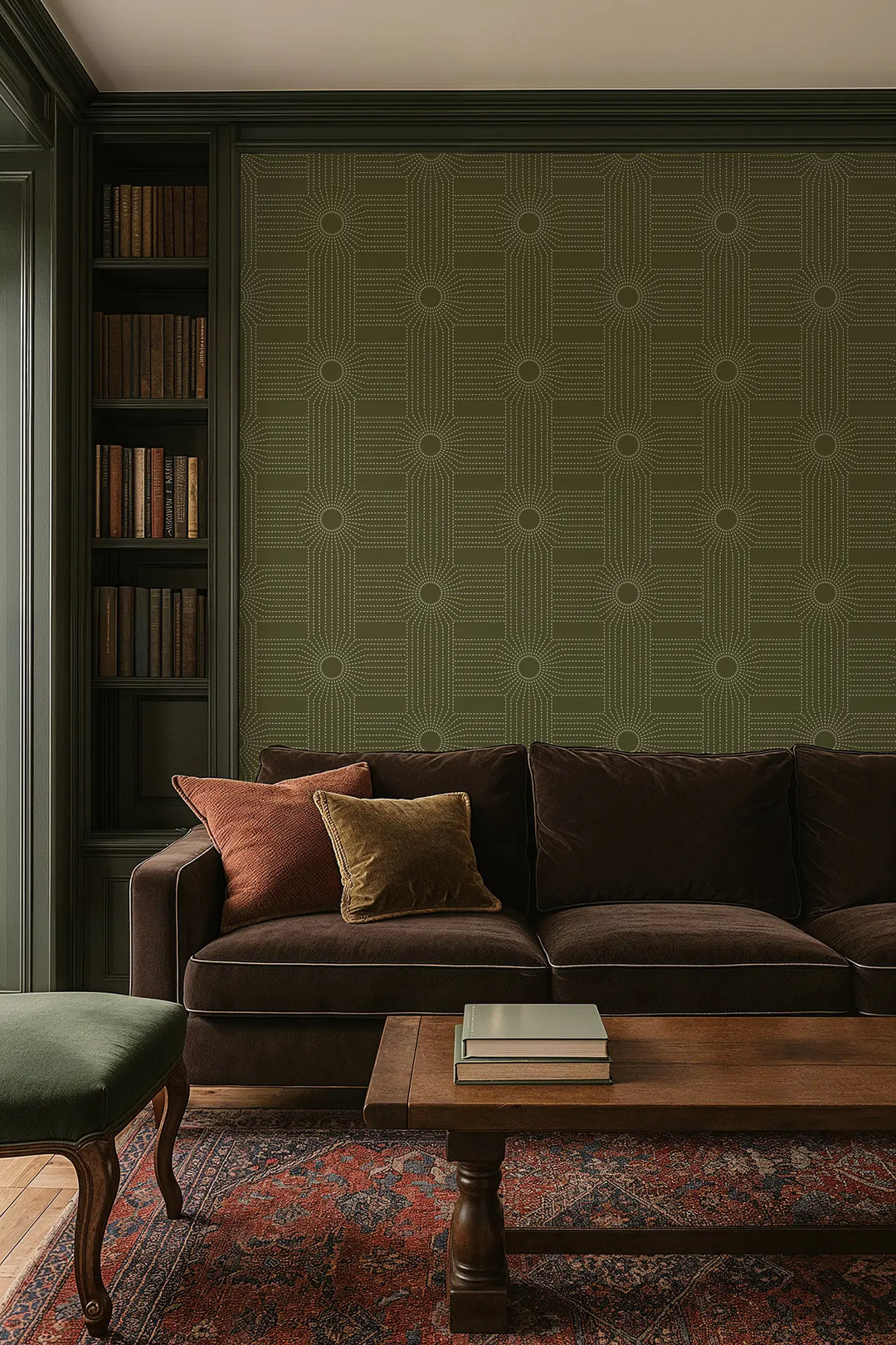 Wacker - Deep Olive Wallpaper