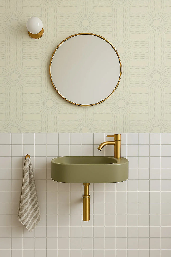 Wacker - Pale Mineral Blue Wallpaper