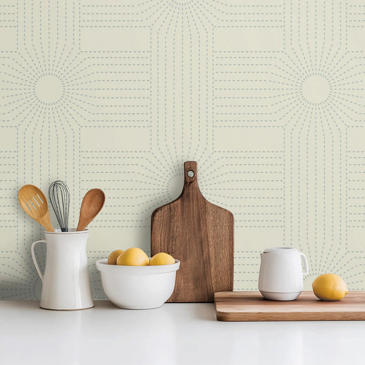 Wacker - Pale Mineral Blue Wallpaper