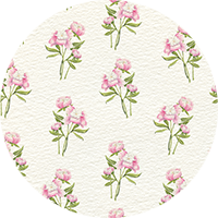 Peony Bouquet - Gray Floral Wallpaper by Cara's Garden