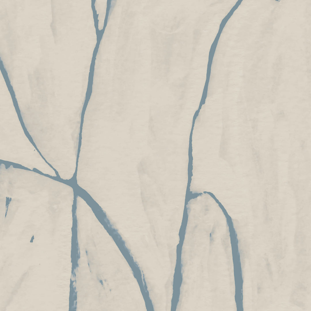 Boulder Beach Wall Mural - Linen Blues Wallpaper by Forbes Masters