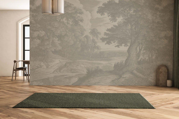 Edge of a Wood Wall Mural - Walnut