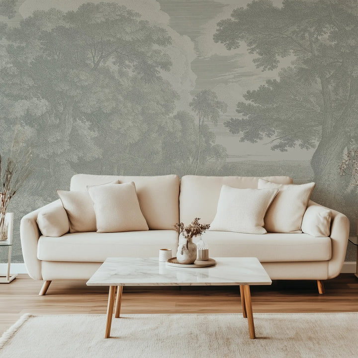 Edge of a Wood Wall Mural - Walnut