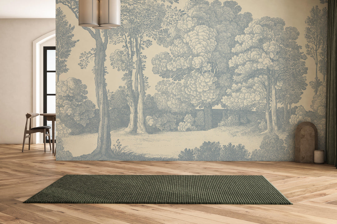 Mineral Spring Wall Mural - Pale Blue