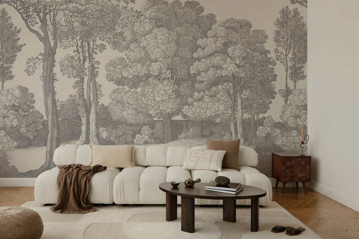 Mineral Spring Wall Mural - Slate Gray
