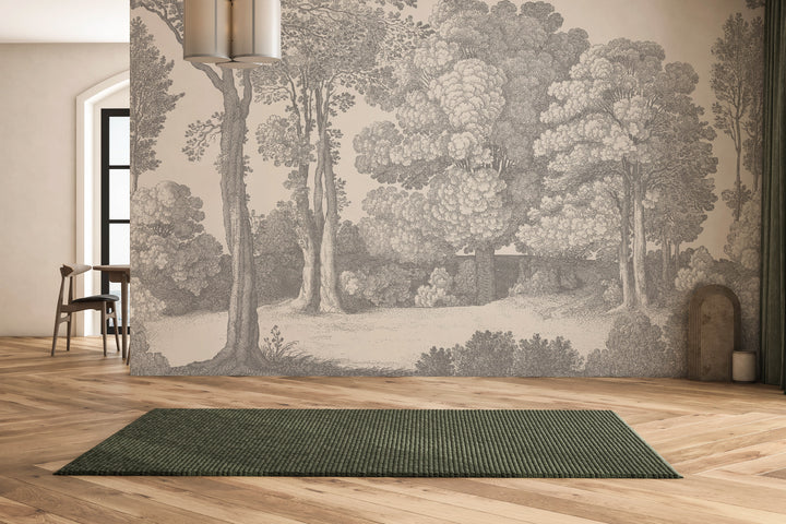 Mineral Spring Wall Mural - Slate Gray