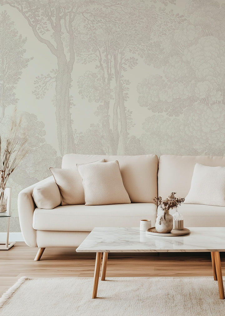 Mineral Spring Wall Mural - Shell Tint