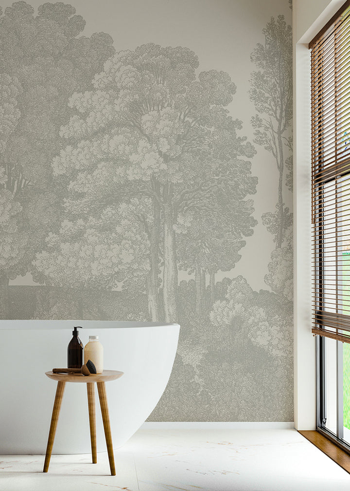 Mineral Spring Wall Mural - Walnut