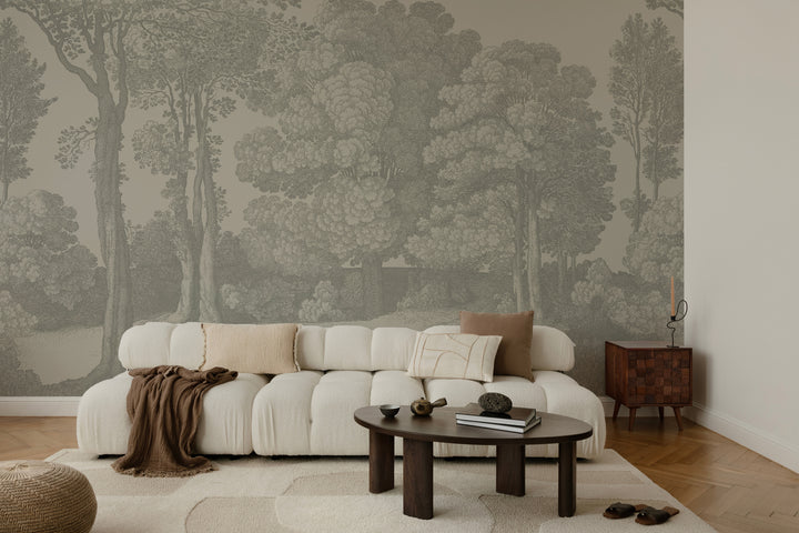 Mineral Spring Wall Mural - Walnut