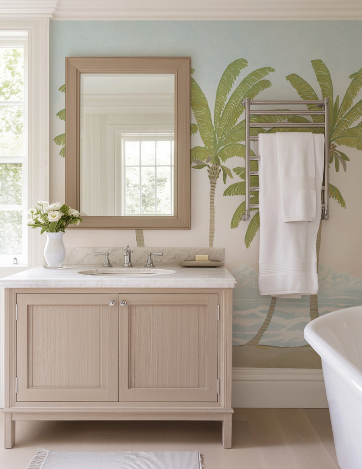 Palm Line Wall Mural - Daylight