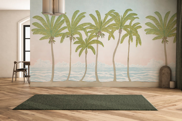 Palm Line Wall Mural - Daylight