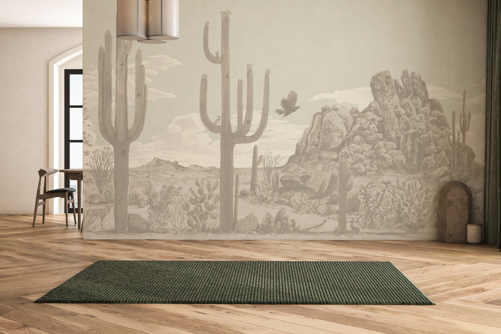 Sonoran Desert Wall Mural - Mid Day Beige