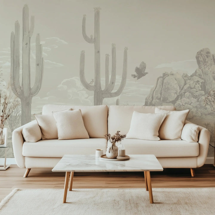 Sonoran Desert Wall Mural - Dusk