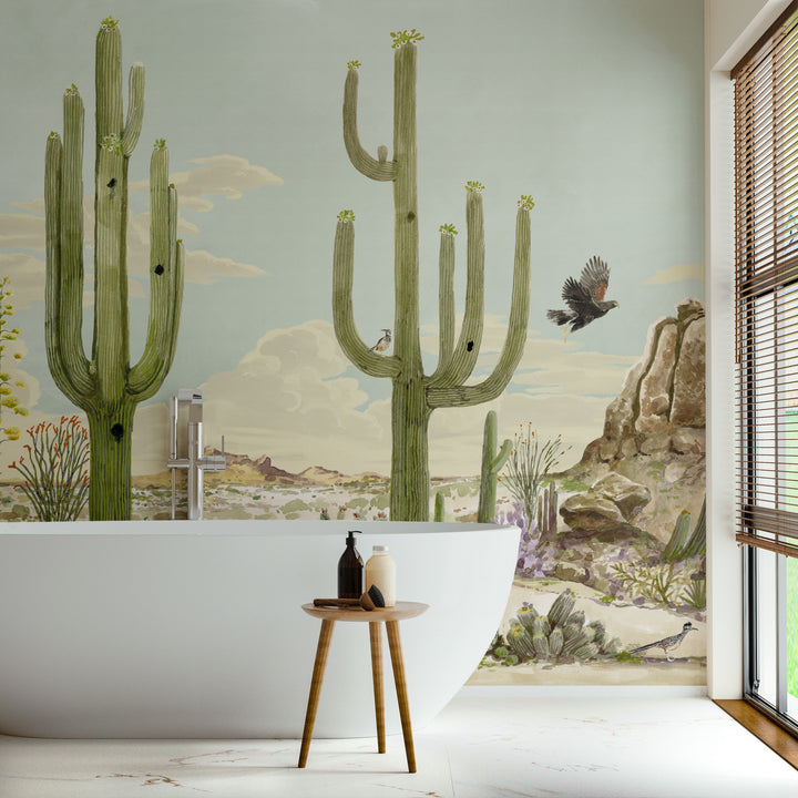 Sonoran Desert Wall Mural - True Tone
