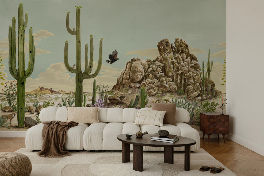 Sonoran Desert Wall Mural - True Tone