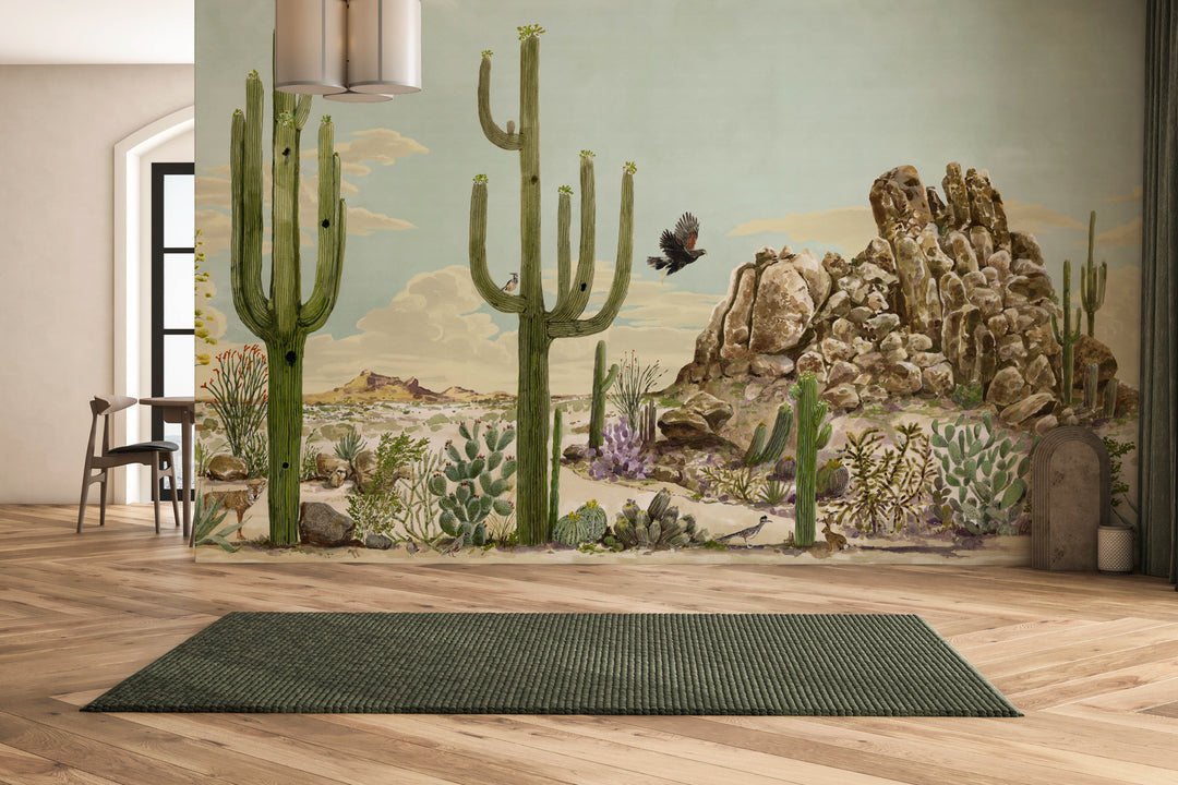 Sonoran Desert Wall Mural - True Tone