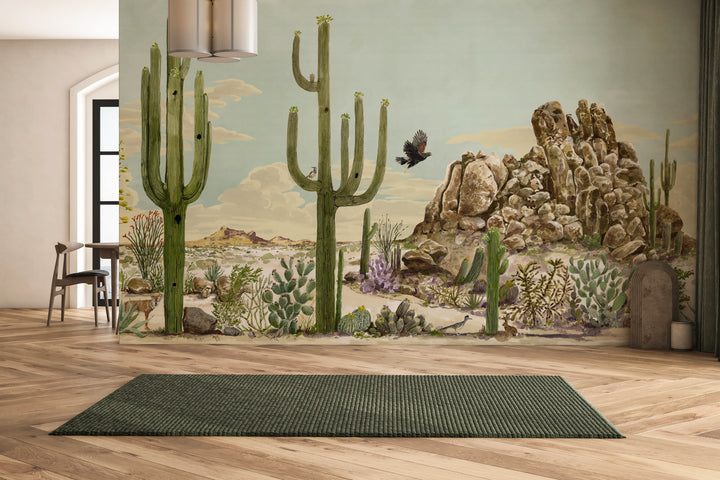Sonoran Desert Wall Mural - True Tone