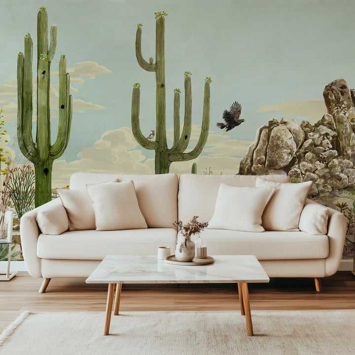 Sonoran Desert Wall Mural - True Tone
