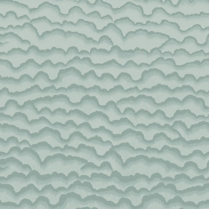 Cloud Lines - Blue Green Wallpaper