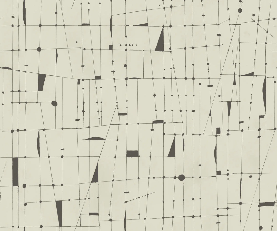 Framework Wall Mural - Linen Wallpaper