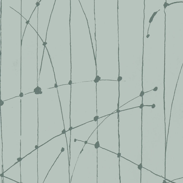 Jumping Bends Wall Mural - Blue Green Wallpaper