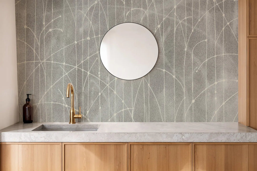 Jumping Bends Wall Mural - Linen Galaxy Wallpaper