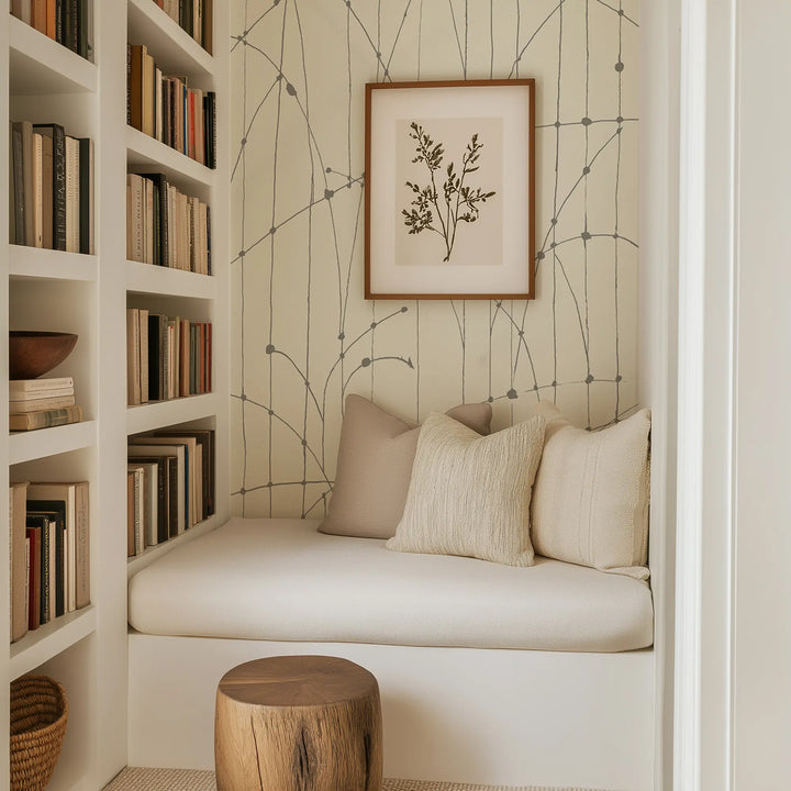 Jumping Bends Wall Mural - Linen Wallpaper