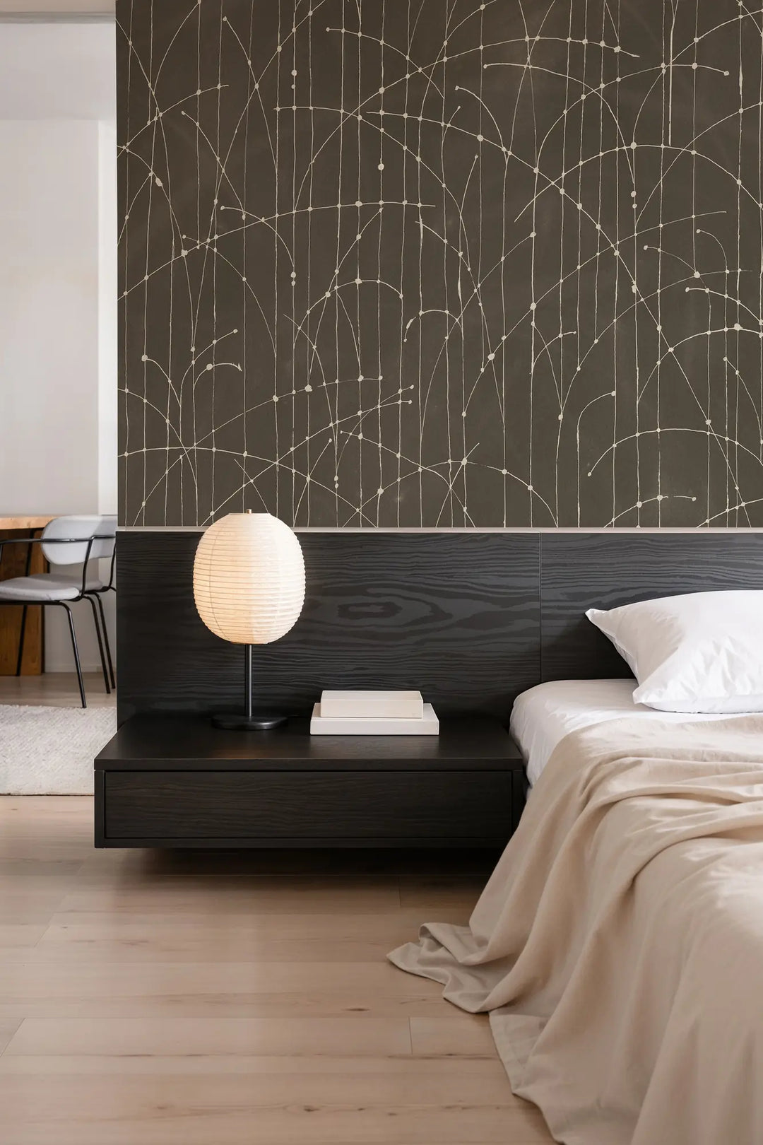 Jumping Bends Wall Mural - Walnut Wallpaper