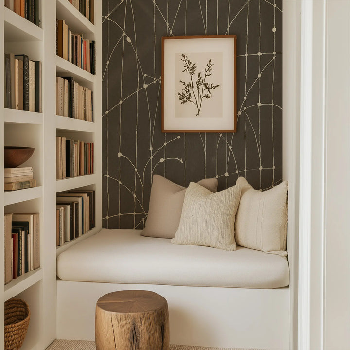 Jumping Bends Wall Mural - Walnut Wallpaper