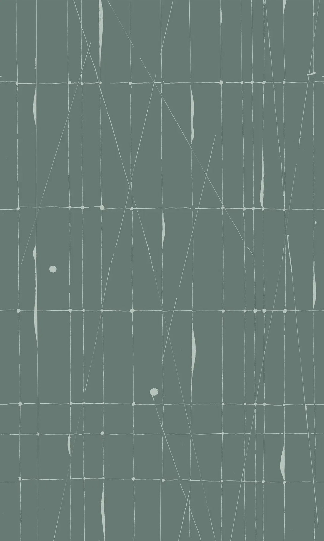 Offset Logic Wall Mural - Blue Green Wallpaper