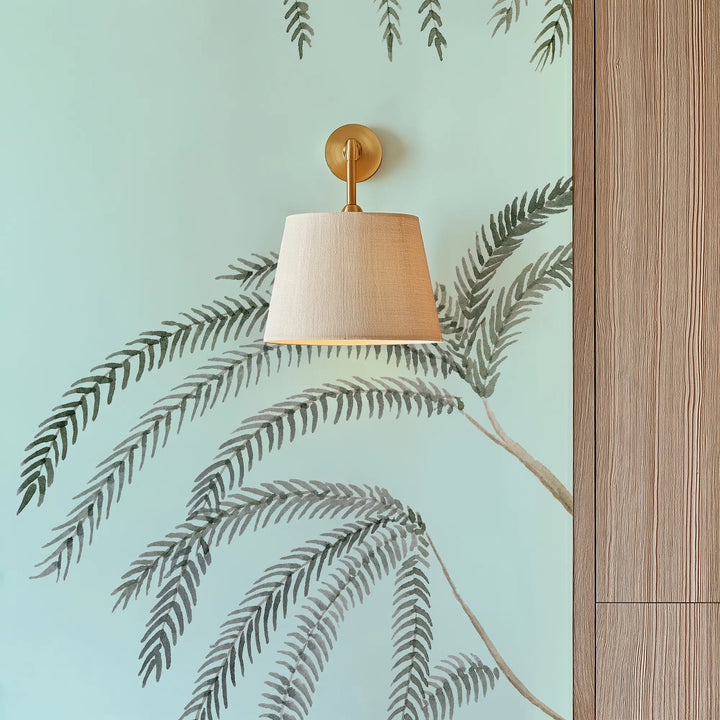 Leaning Orchard Wall Mural - Daylight Blue