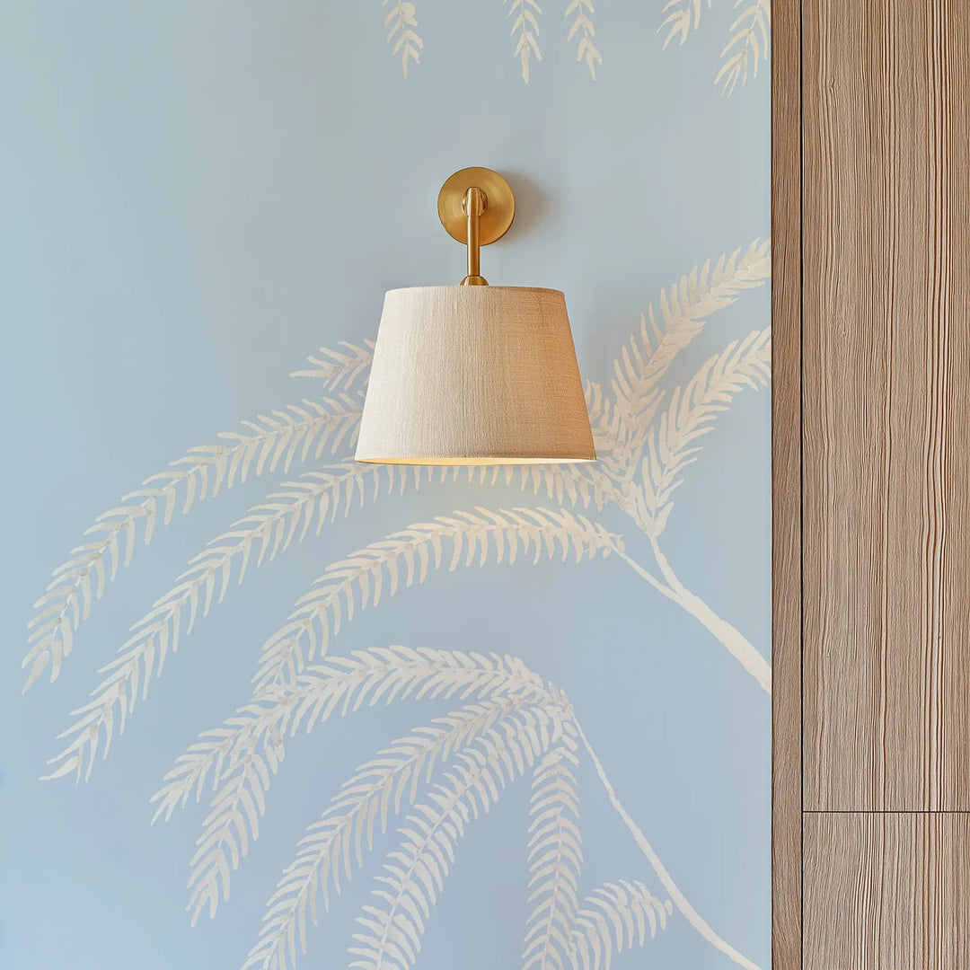 Leaning Orchard Wall Mural - Quiet Blue