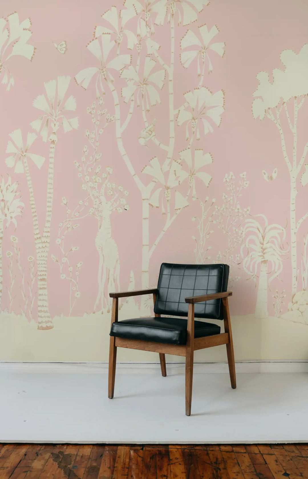 Oasis Canopy Wall Mural - Blush Blossom