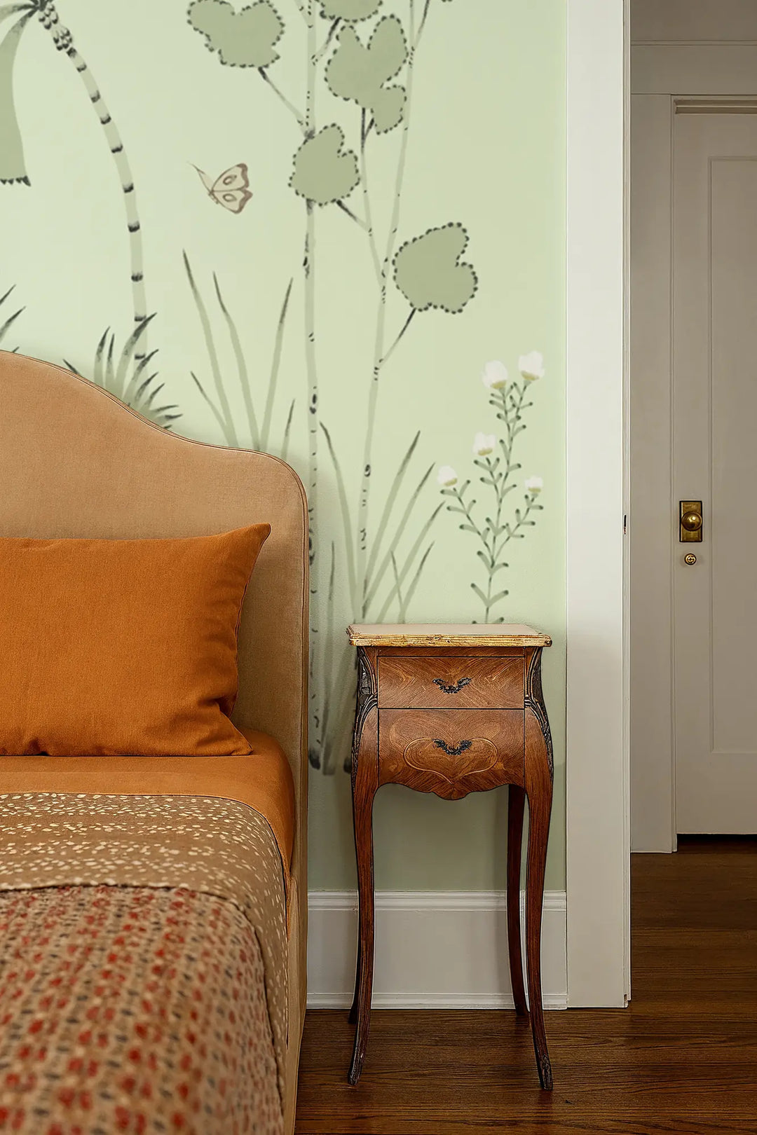 Oasis Canopy Wall Mural - Pale Jade