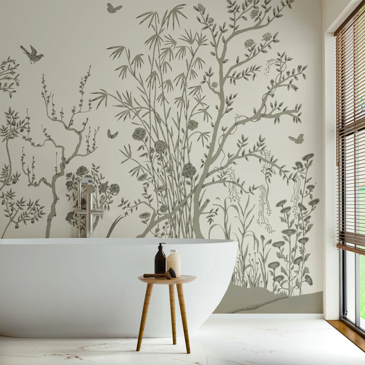 Porcelain Grove Wall Mural - Antique Paper