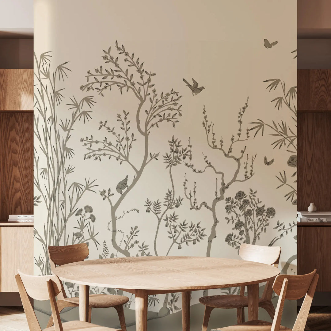 Porcelain Grove Wall Mural - Antique Paper