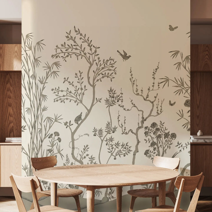 Porcelain Grove Wall Mural - Antique Paper