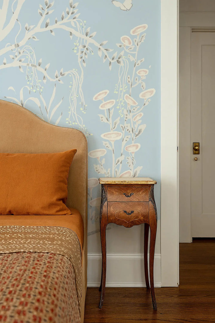 Porcelain Grove Wall Mural - Quiet Blue